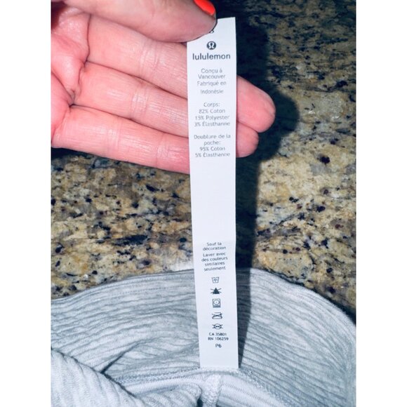 Lululemon Along the Way Cozy Dress Grey Mock Neck Knit Sweater Pocket Athleisure - Picture 7 of 10